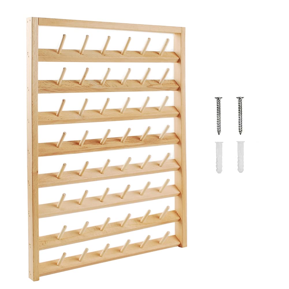 NW Wooden Thread Holder Sewing and Embroidery Thread Rack and