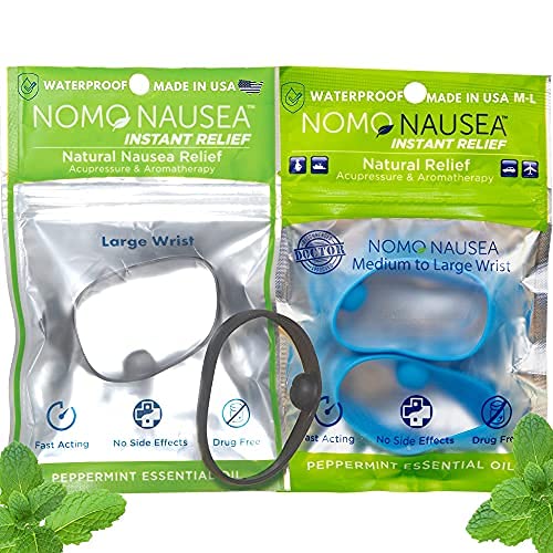 NoMo Nausea Migraine Small Purple Aromatherapy Anti-Migraine Band with  Acupressure