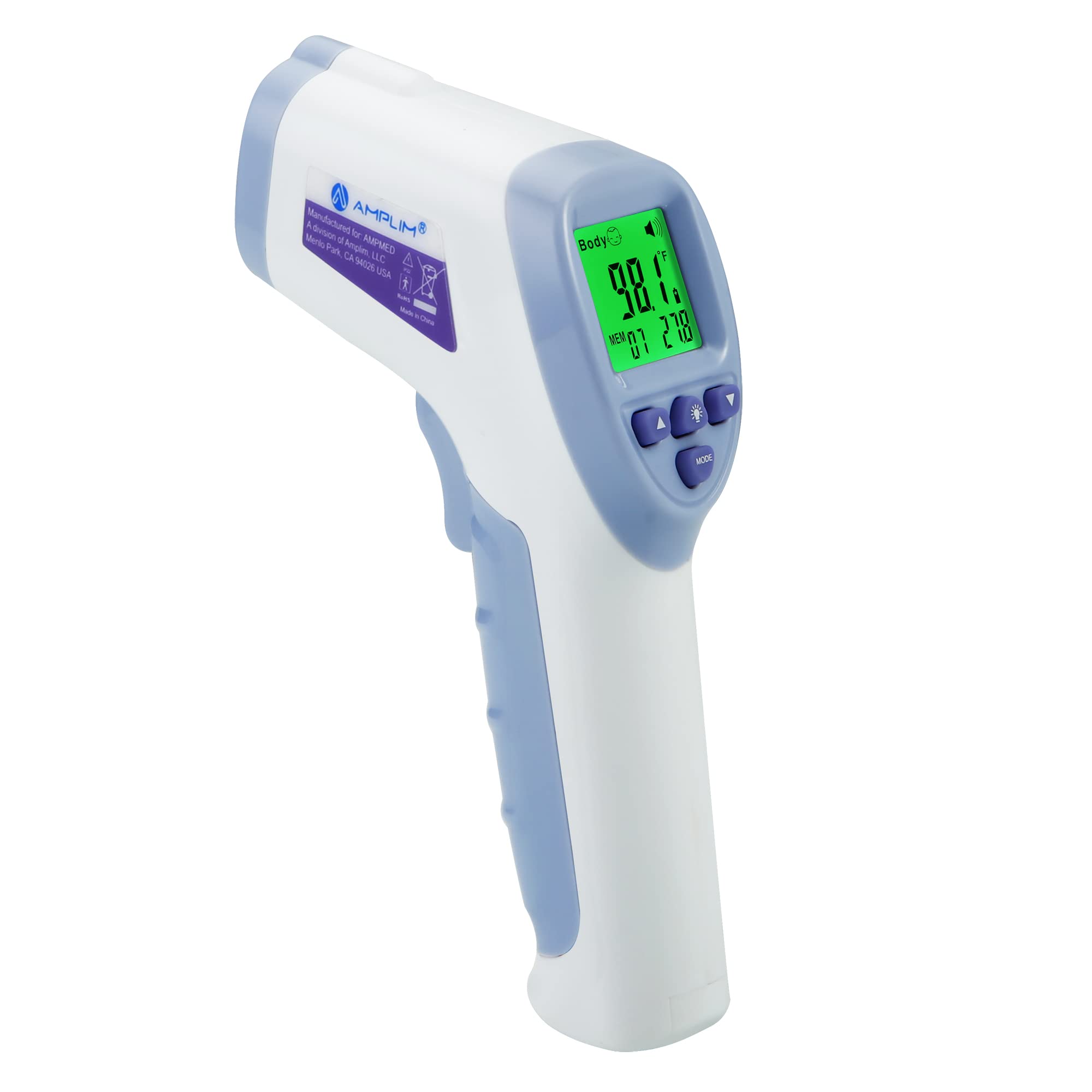 Touchless InfraredForehead Thermometer for Body and Surface