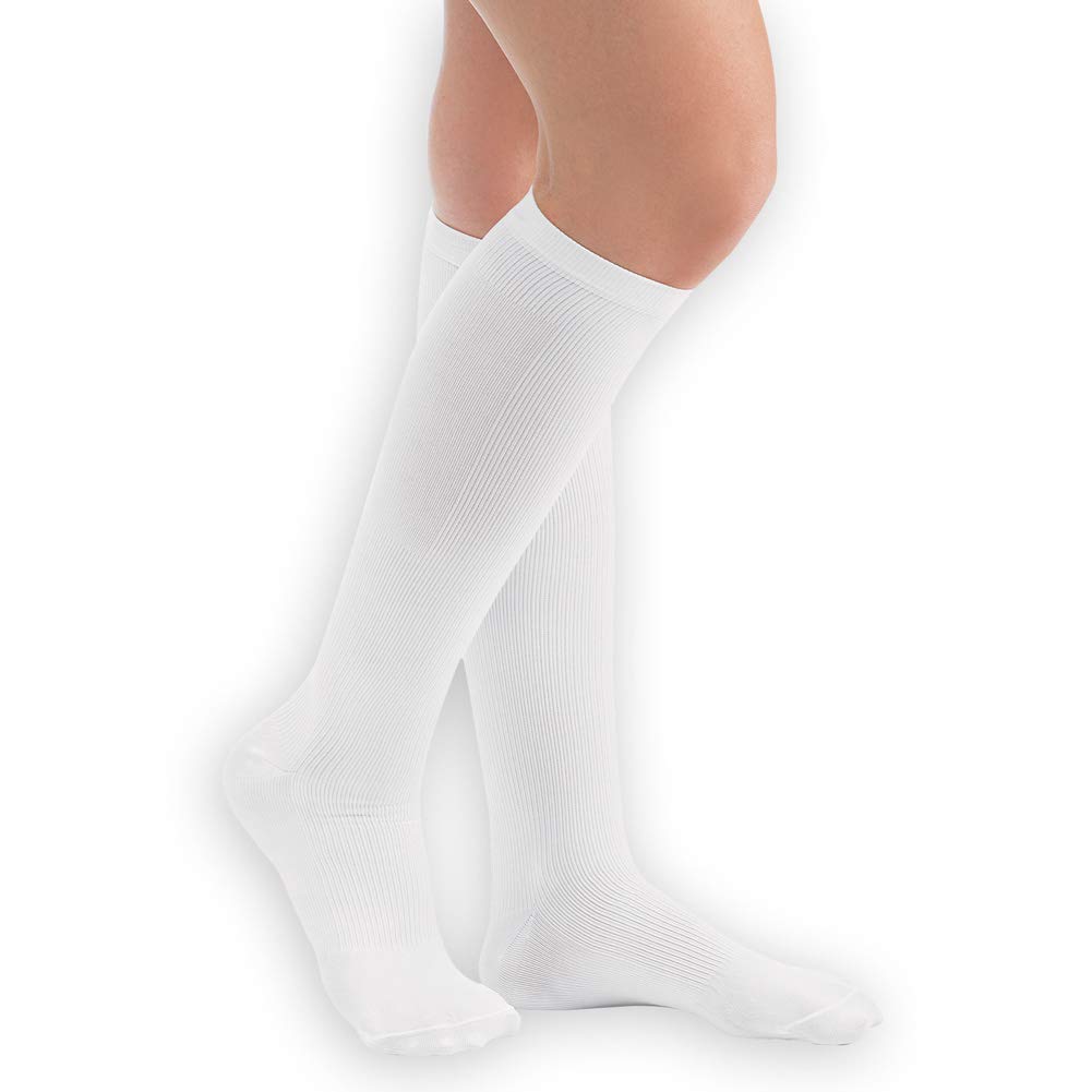 Liz Claiborne Elisabeth Textured Patterned Trouser Socks Off White New  Kneehighs | eBay