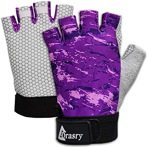 DRASRY Touch Screen Fishing Gloves, Two-Finger Cut, Suitable for