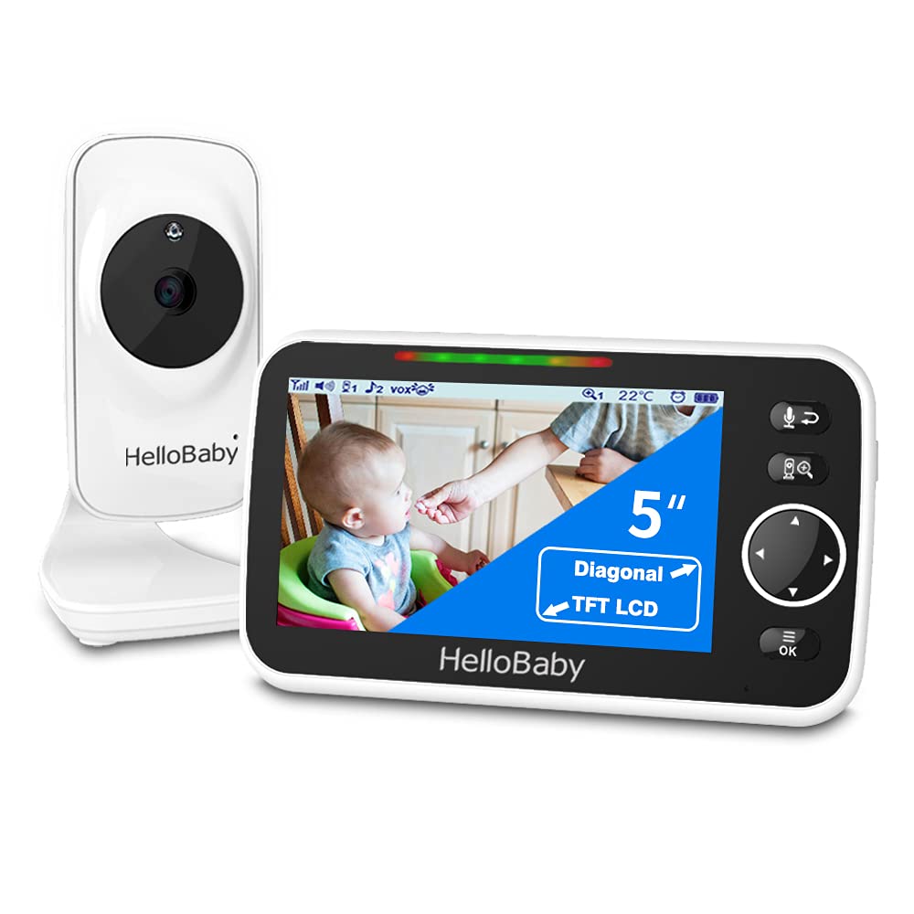 HelloBaby monitor HB50T, Video Baby Monitor with Camera and Audio