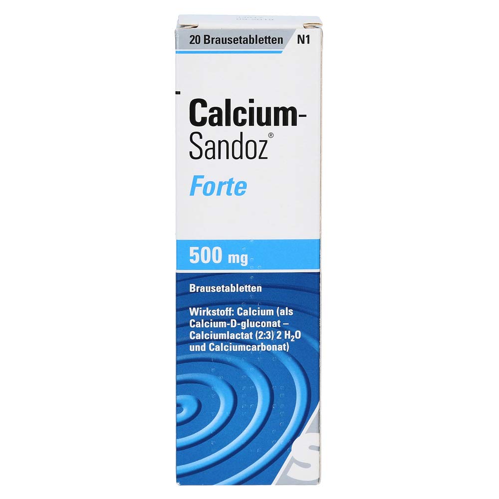 Calcium Sandoz Forte 500 Mg 20 Effervescent Tablet