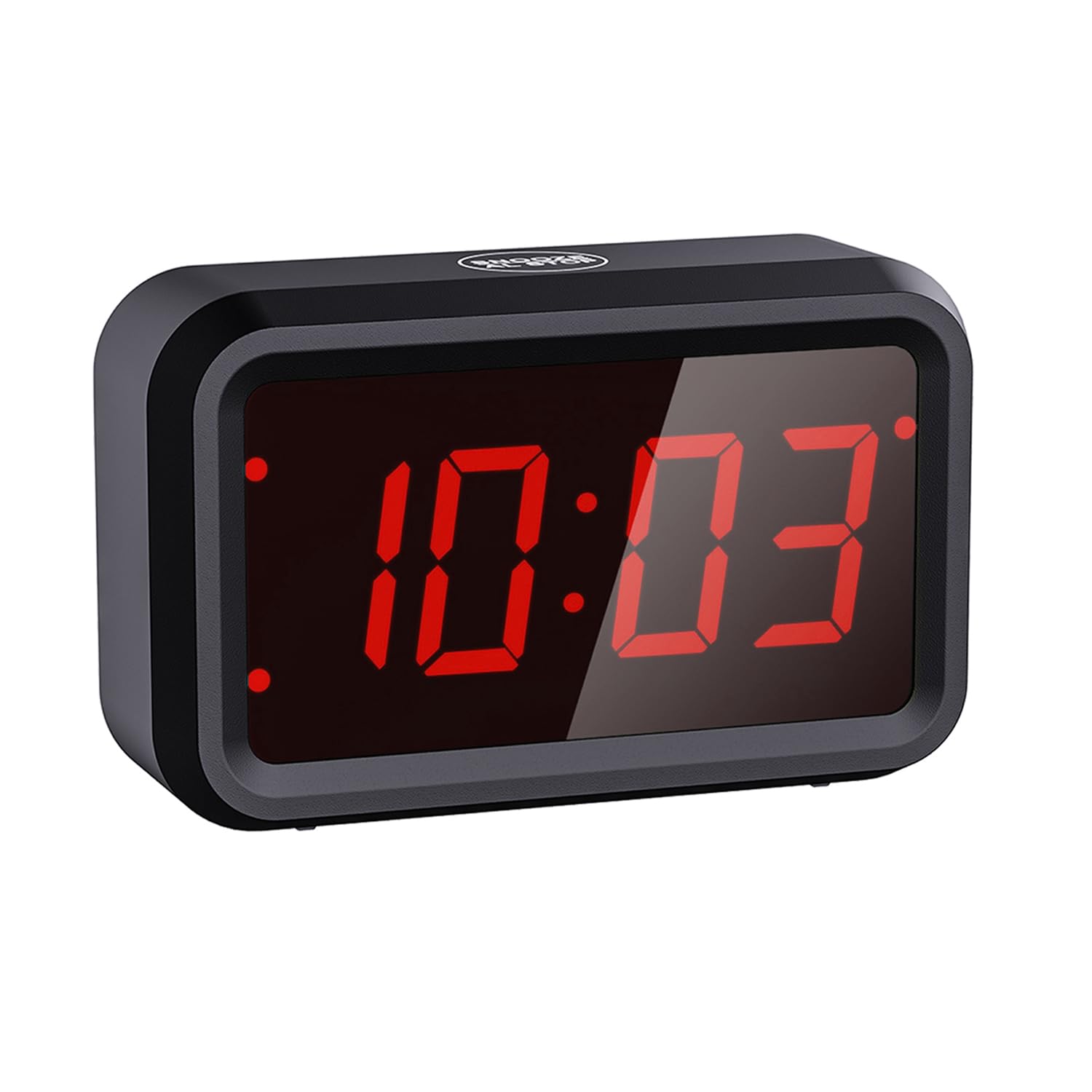 Timegyro Digital Alarm Clock Battery Operated Small Cordless Desk Shelf