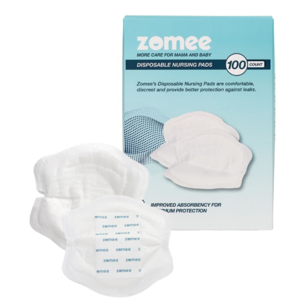 Zomee Nursing Pads 100 Count Disposable Nursing Pads for