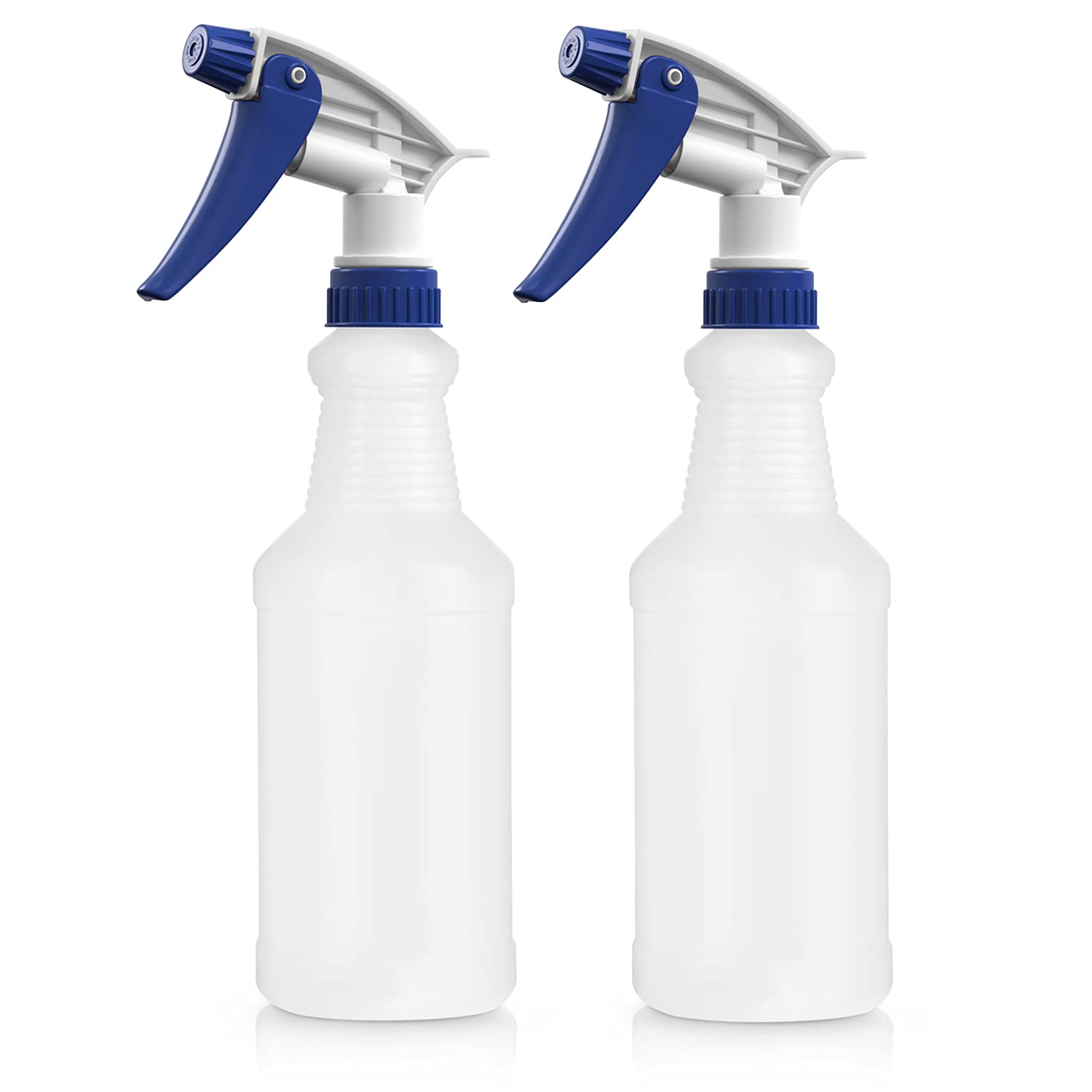 Bar5F Plastic Spray Bottles Leak Proof Empty 16 oz. Value Pack of 2 for  Chemical and