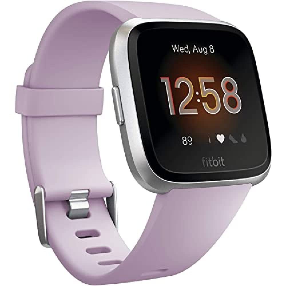 Fitbit Versa Lite Edition Smart Watch, One Size (S and L Bands ...