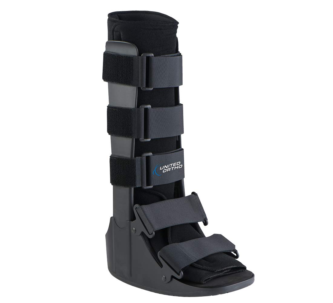 United Ortho Cam Walker Fracture Boot Medium Black Black Medium