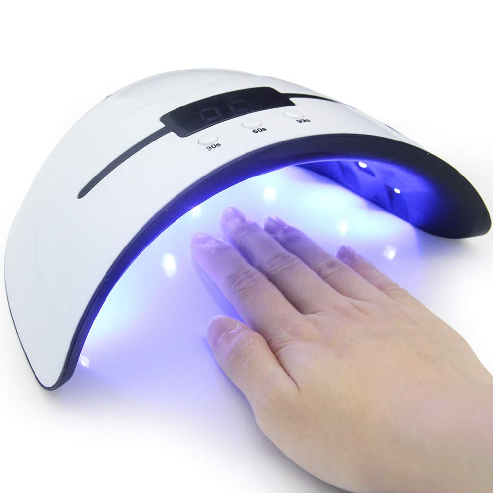 LED Lamp For Nails UV Nail Drying Light For Gel Nail Smart Nail Dryer With  660nm