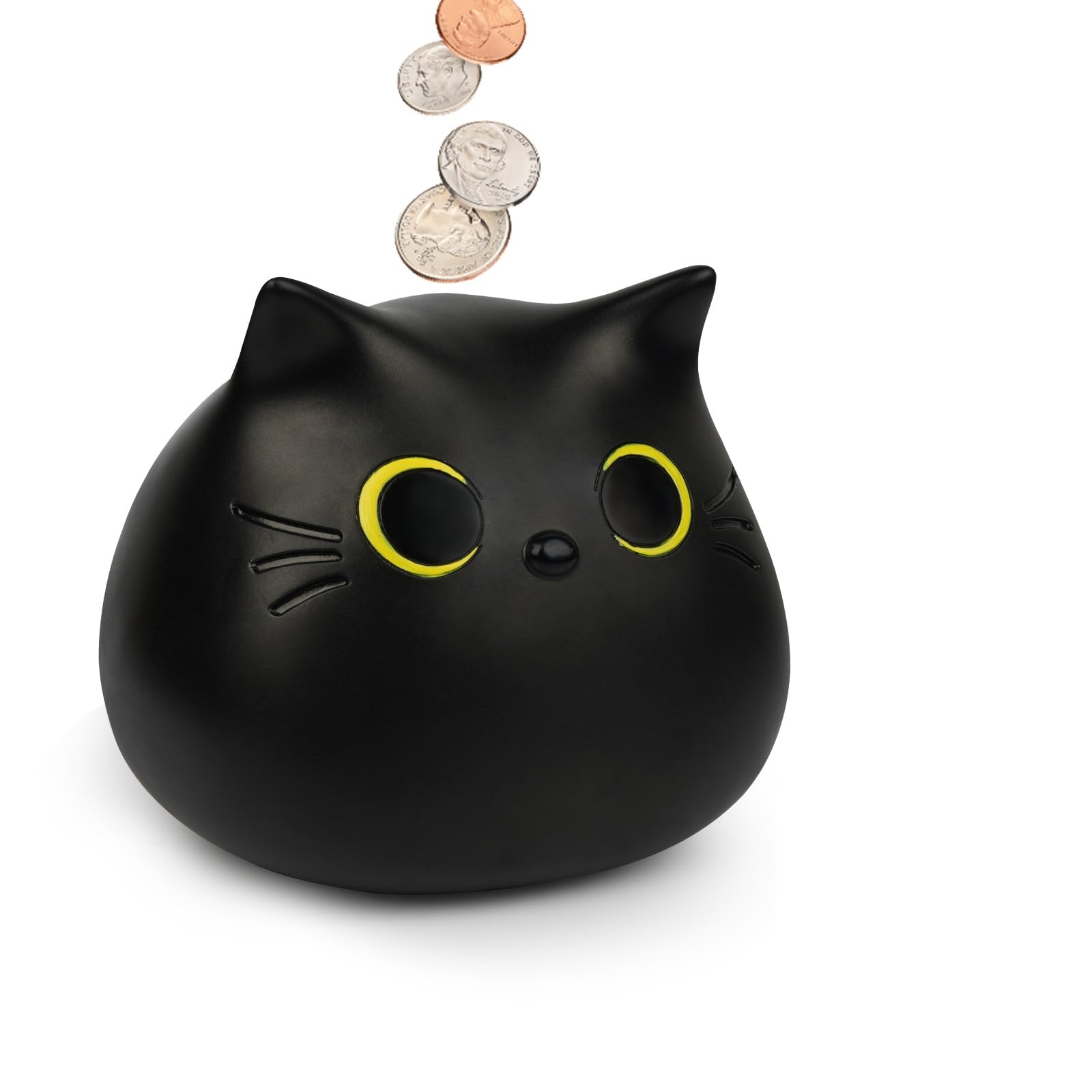 NIGOWAYS Cat Piggy Bank Piggy Bank for Kids and Adults