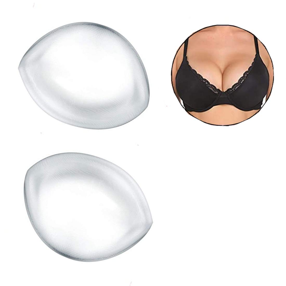 Silicone Cleavage Enhancer Breast Pushup Pad Bra Insert S Size