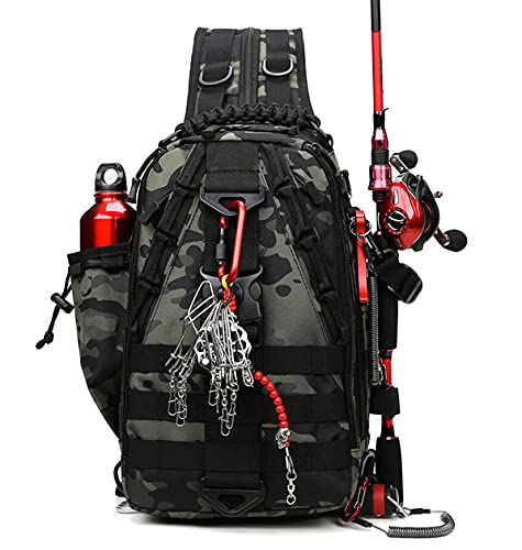 Ghosthorn Fishing Backpack Tackle Sling Bag - Fishing Backpack with Rod  Holder Shoulder Bag - Fishi - Backpacks, Facebook Marketplace