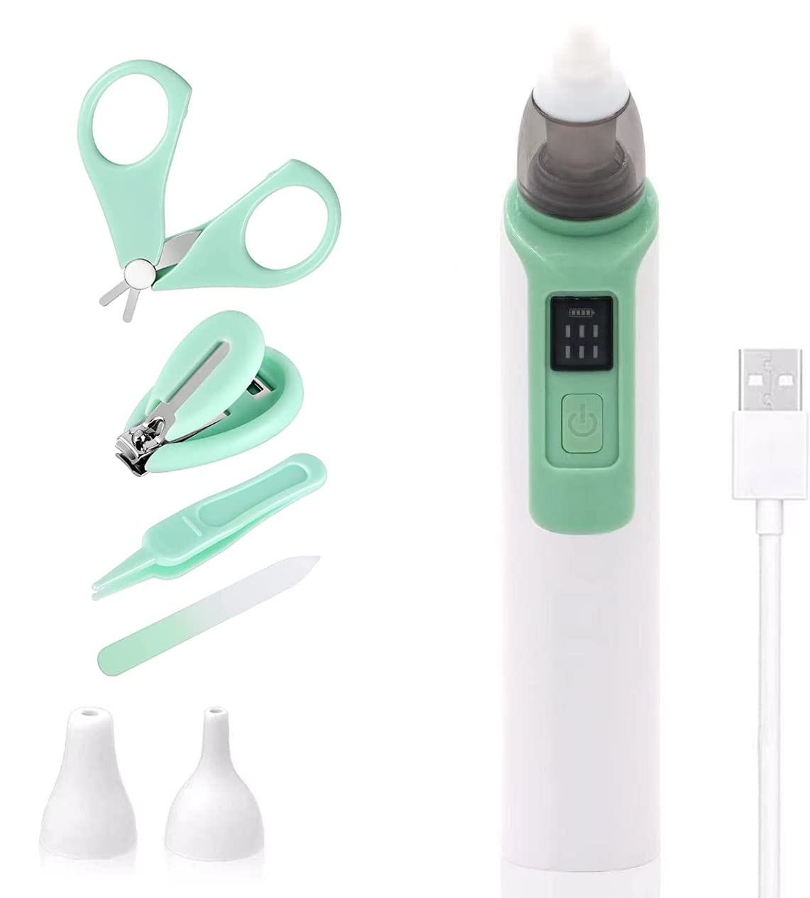 Electric Baby Nose Sucker with Adjustable 6 Levels Suction