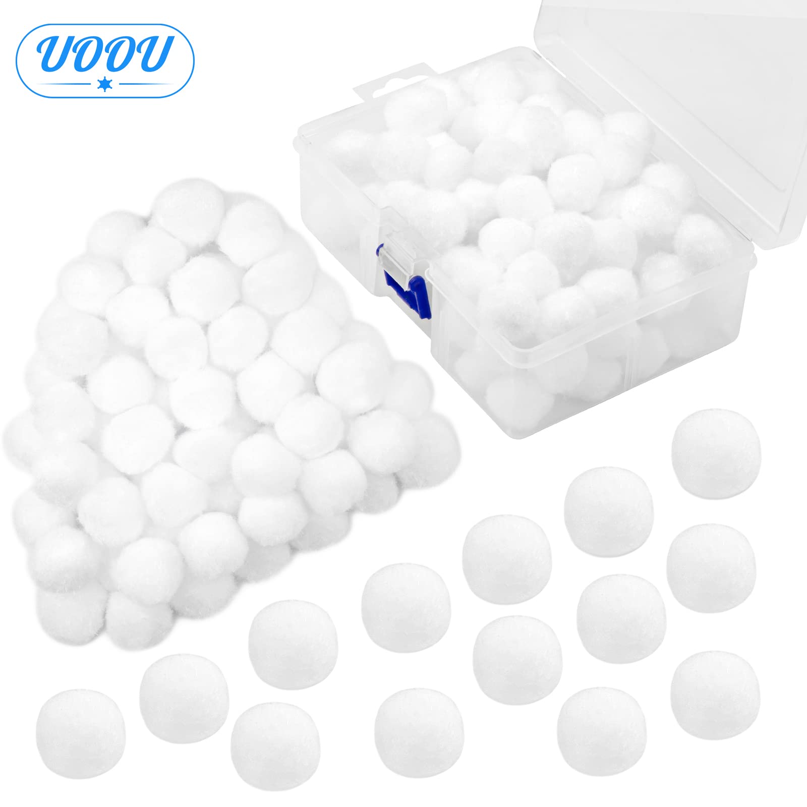 100 Mini Foam Balls - 1 cm