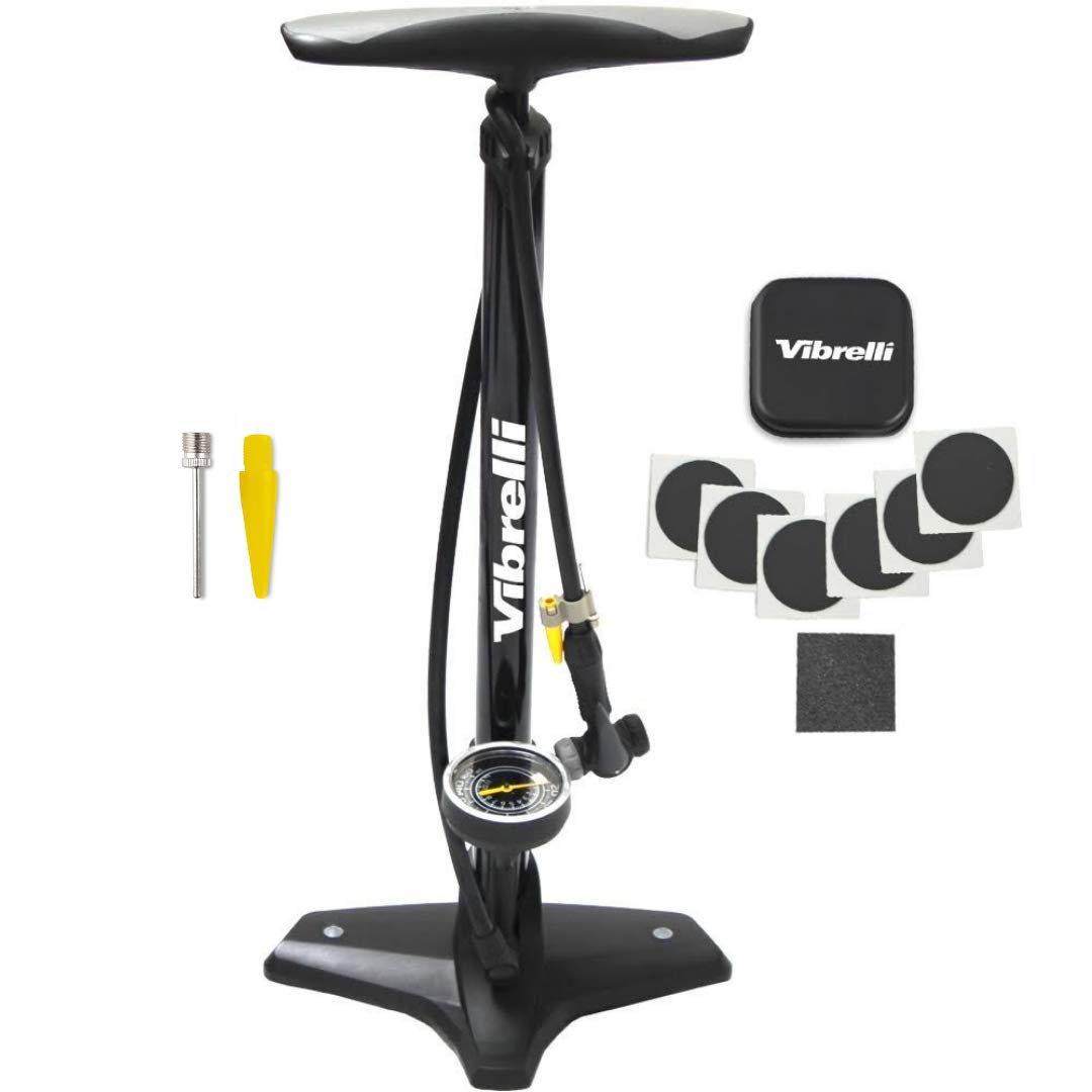 Vibrelli mini bike pump & glueless on sale puncture repair kit