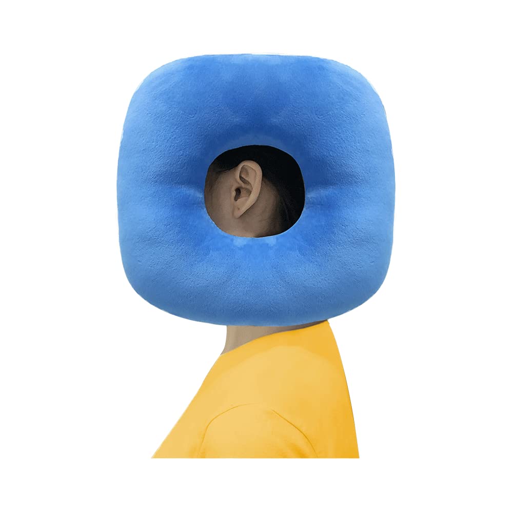 Donut Pillow Piercings Single Hole Ear Office Headset Pillows Side