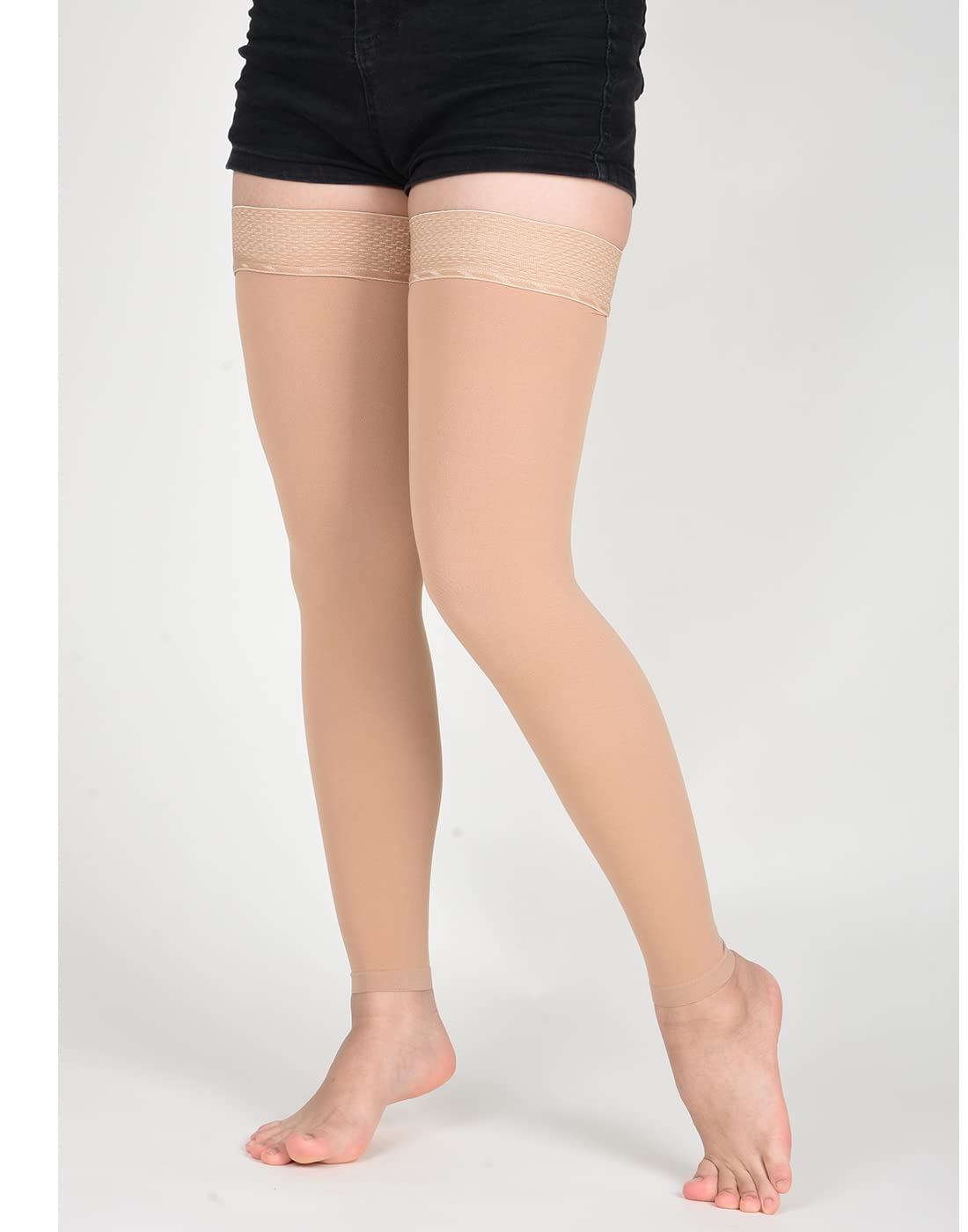 Fashion High Waist Medical Compression Pantyhose For Varicose Veins Women Compression  Stockings Beige @ Best Price Online
