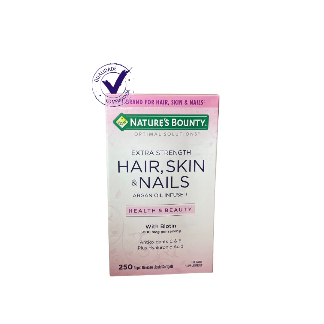 Natures Bounty Extra Strength Hair Skin Nails, 250 Softgels at Best Price  in Mumbai | Infinite Online Shopping Private Limited