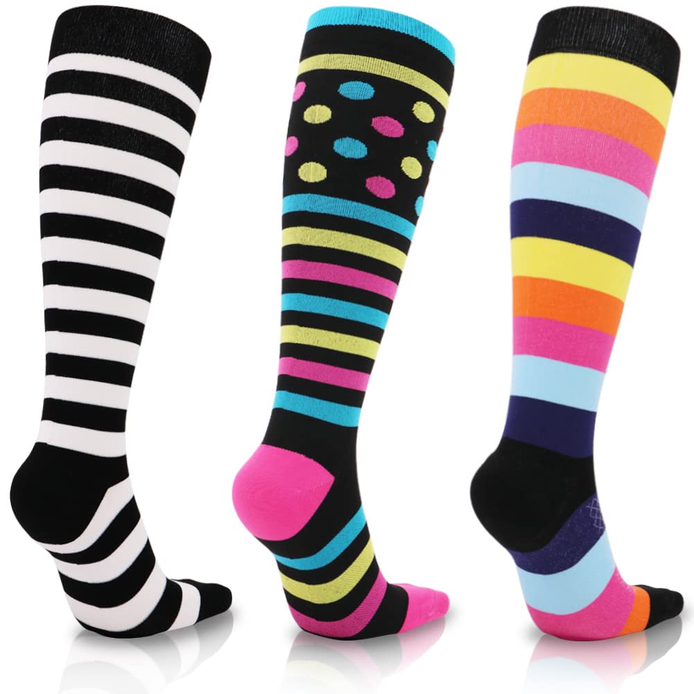 beister Compression Socks for Women & Men 15-20 mmHg Knee High