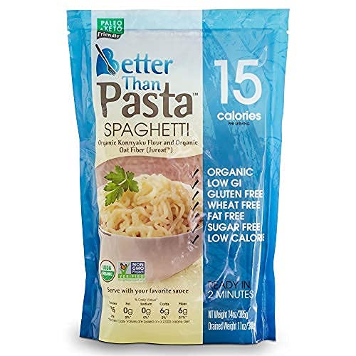 keto pasta pesto with konjac spaghetti ! low in carbohydrates