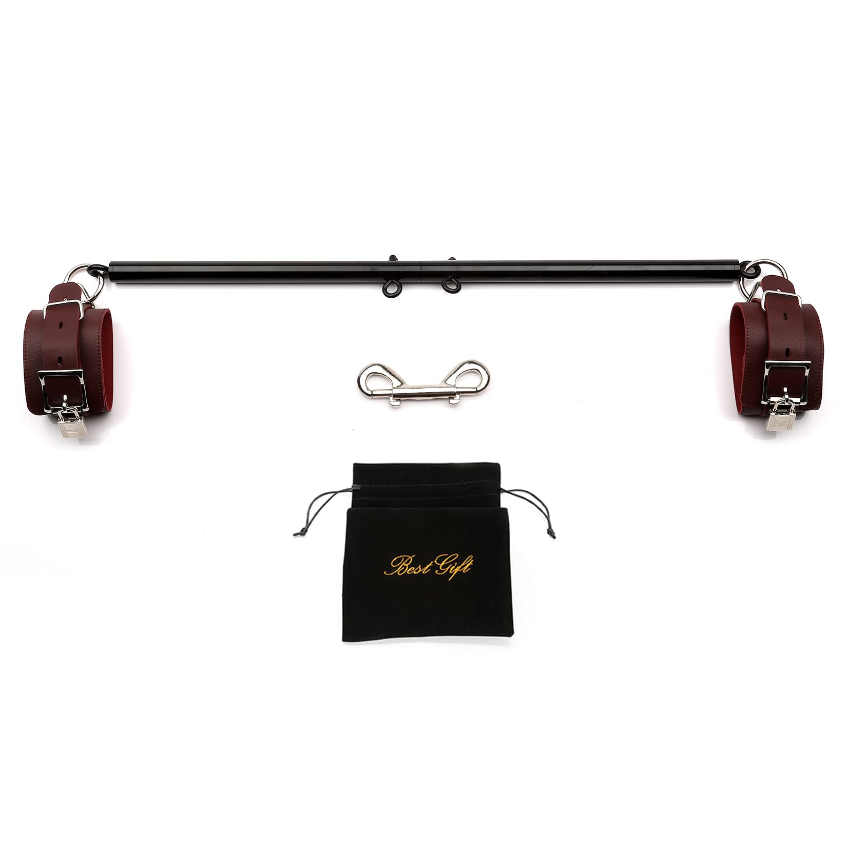 TMEOIIPY Exercise Adjustable Spreader Bar and Straps Kit