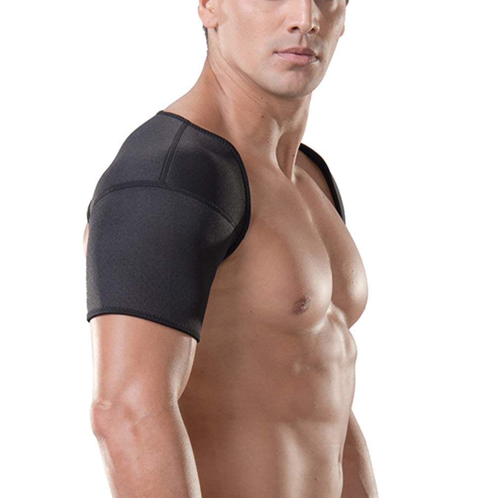 Double Shoulder Support , Injury Prevention Protector for Dislocated /Tear/  Pain/Sprain/Tendinitis, 