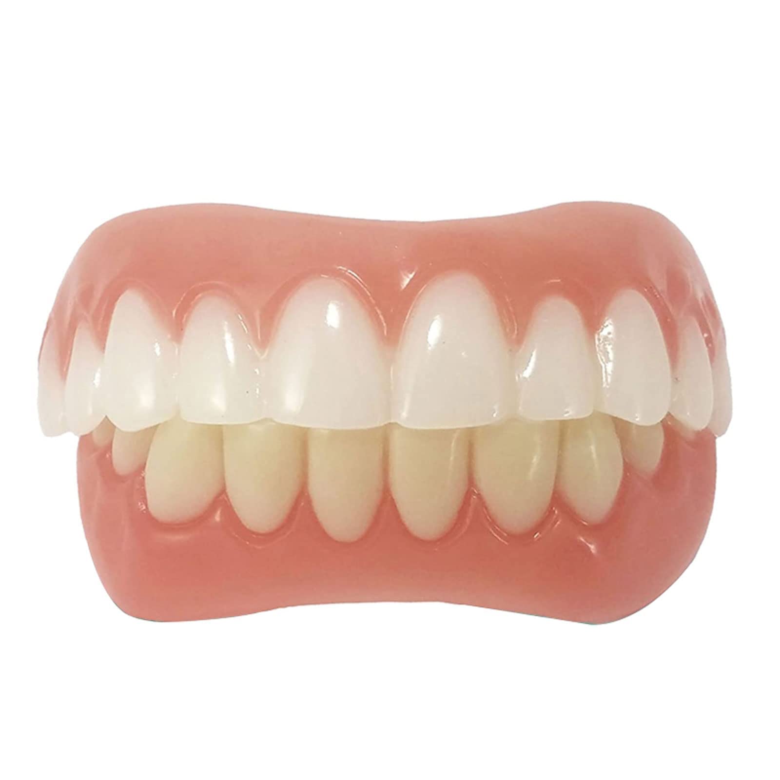 Upper and Lower Veneer Dentures for Women and Men Fake Teeth Natural ...