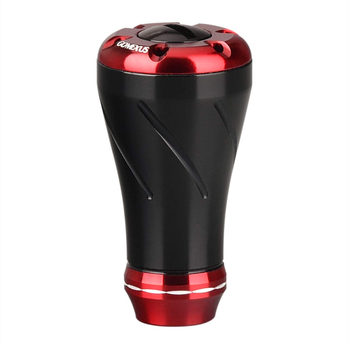 GOMEXUS Power Knob for Shimano Vanford Stradic Curado Daiwa Fuego Tatula  Black Red Aluminum