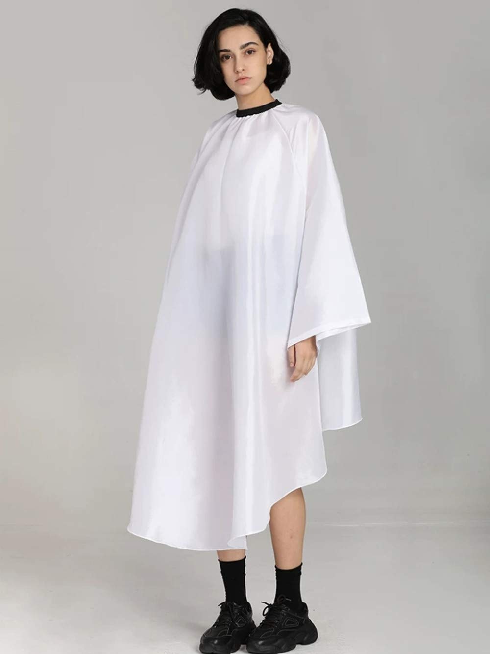 izzycka Hair Cutting Cape for Adults-Nylon Waterproof Large Salon Capes for  Hair Stylit-Grey Barber Cape-With Adjustable Snap Closure-56 x 64inch Hair