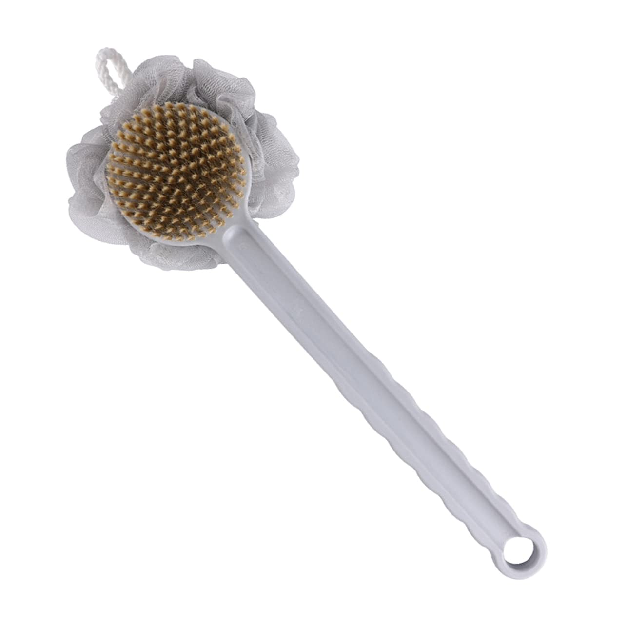 1pc Long Handled Double-sided Bath Brush For Back Exfoliating & Shower  Cleaning