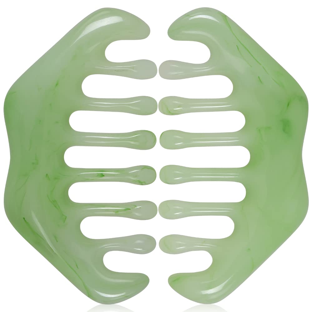 Head Scalp Massager Comb Neck Massage Roller Claws Tool for Hair Growth  Stress Relief Rest Green 