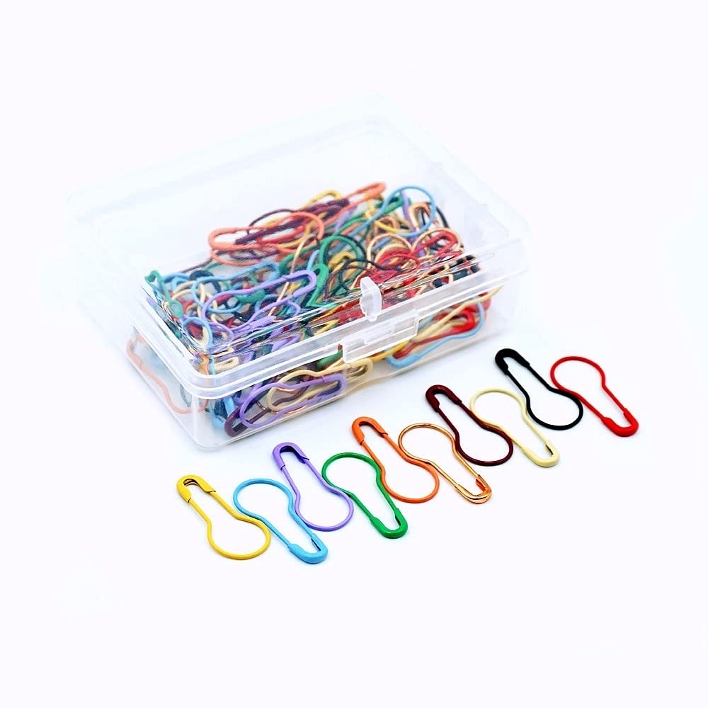100Pcs Safety Pins Colored Safety Pins Metal Safety Pins with