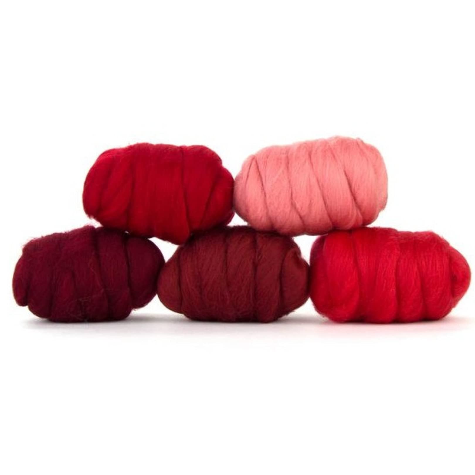 Revolution Fibers, Mixed Merino Wool Variety Pack - Wondrous Reds