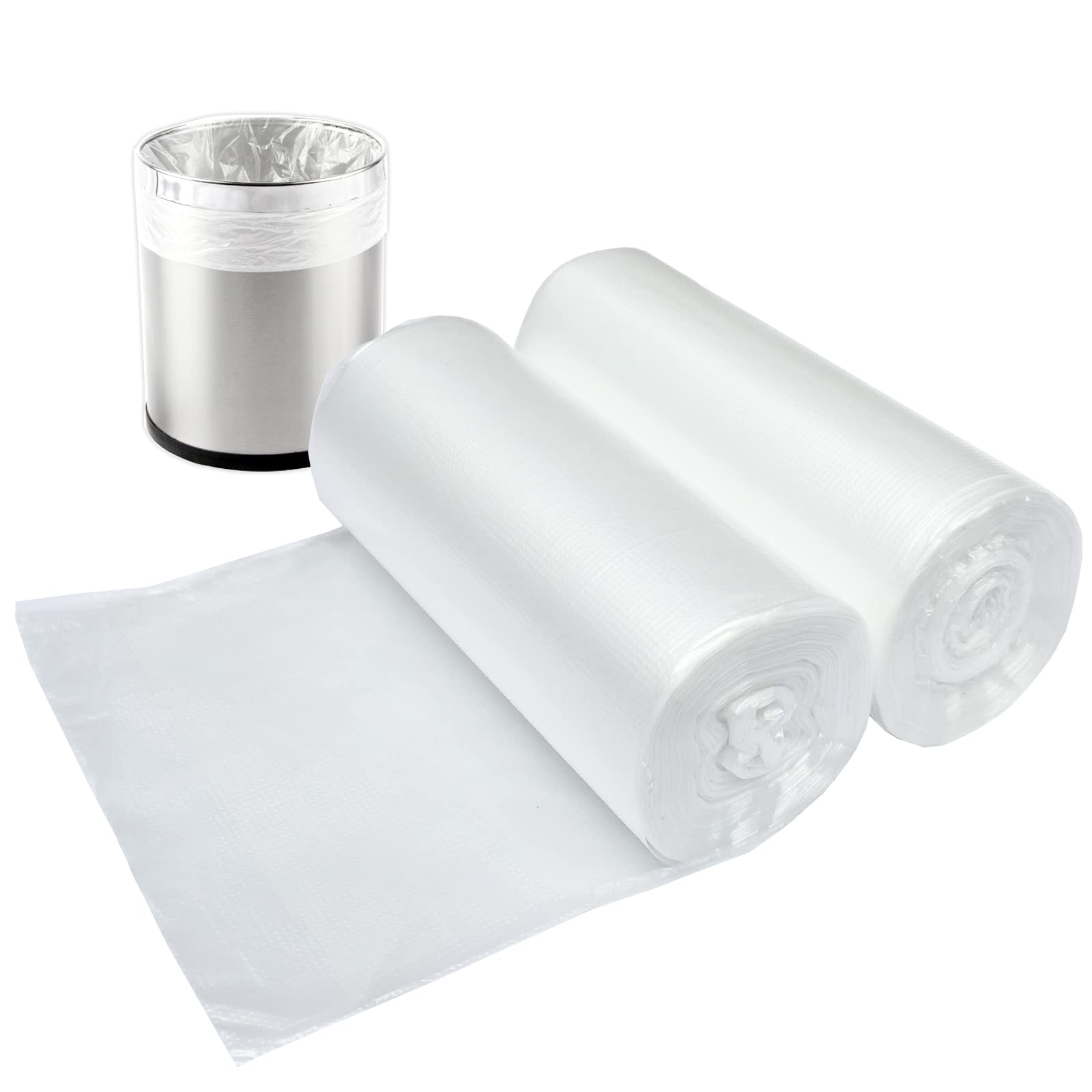 Small Garbage Bags Bin Liners Wastebasket Bags for Home Office