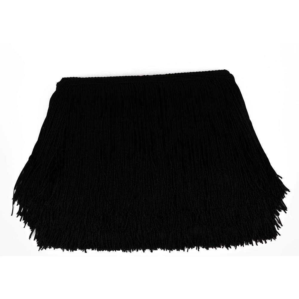 HEARTWISH Fringe Trim Lace Polyerter Fibre Tassel 6inch() Wide 10 Yards  Long for Clothes Accessories