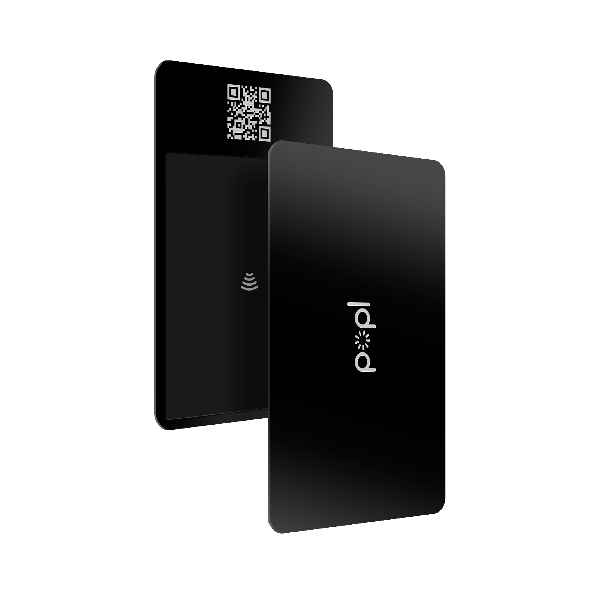 Popl Metal Digital Business Card - Smart NFC Networking Card - Tap to Share  - iPhone & Android (Metal Black)