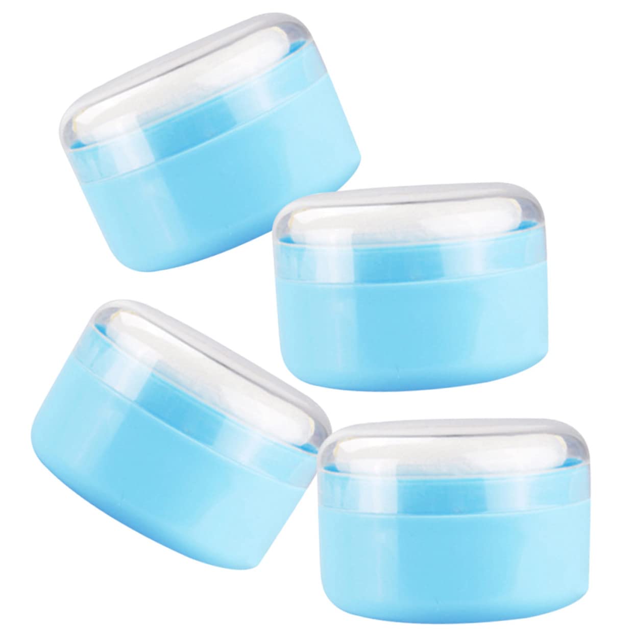 Powder Travel Container Body Powder Puff and Container Makeup Powder  Container