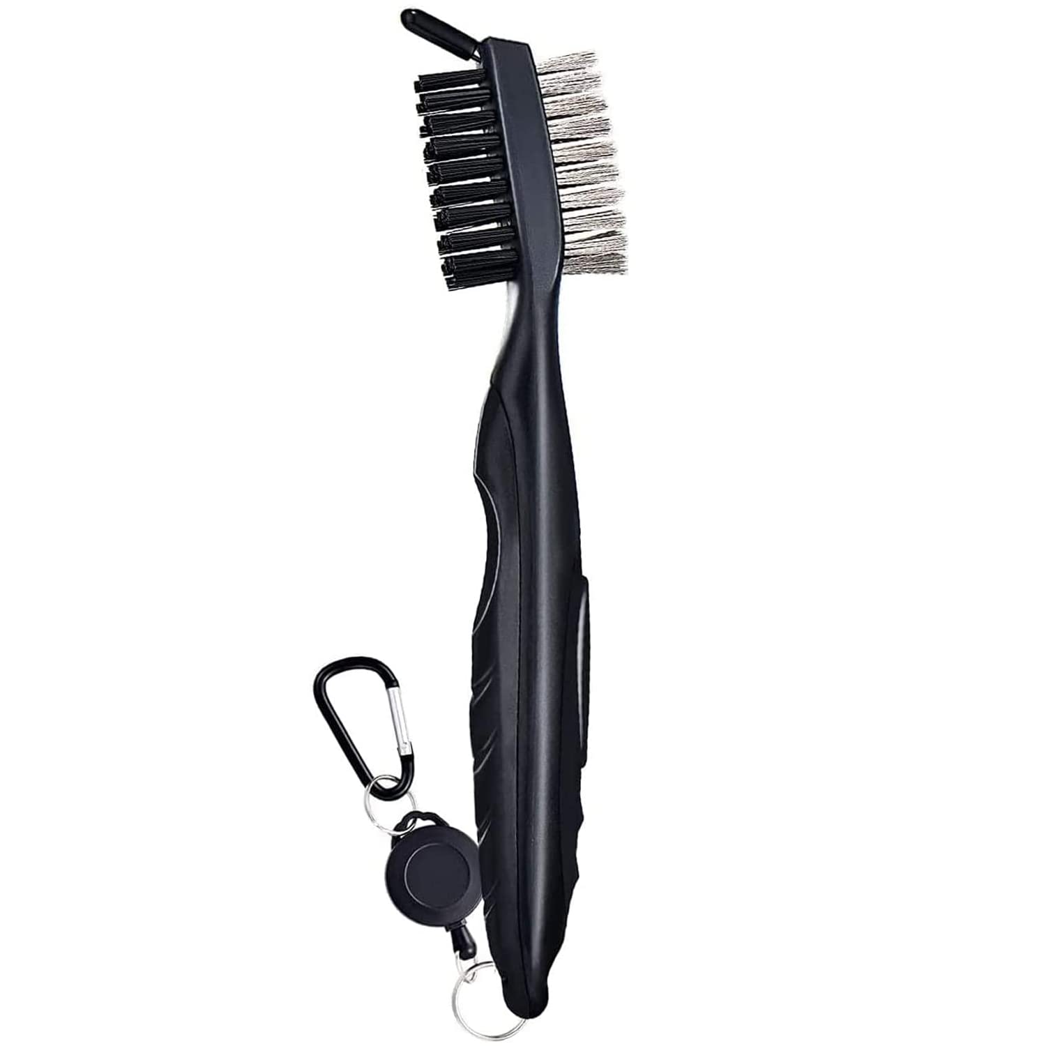 Golf Club Cleaning Brush With Carabiner