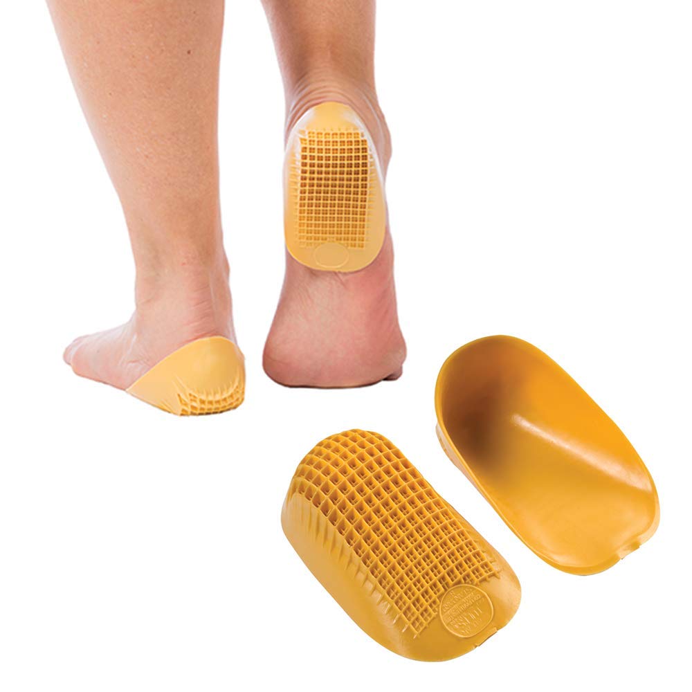 Shock absorbing heel clearance cups