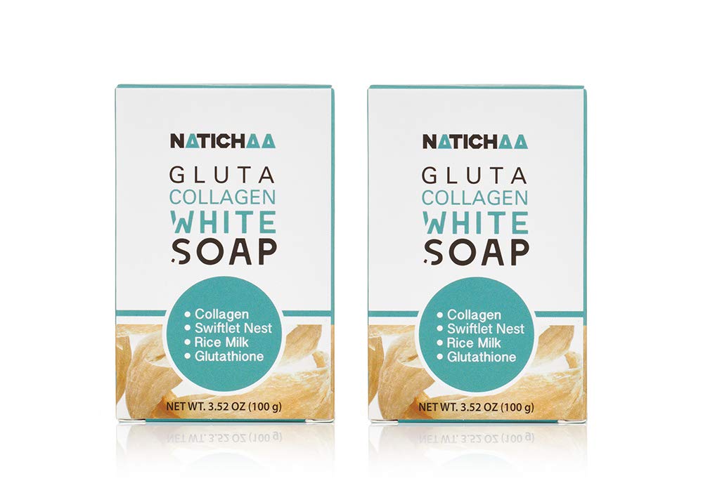 Glutathione Collagen White Soap 3.52 Oz 2 Pack Reduce