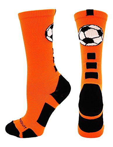 MadSportsStuff Soccer Ball Athletic Crew Socks (multiple colors