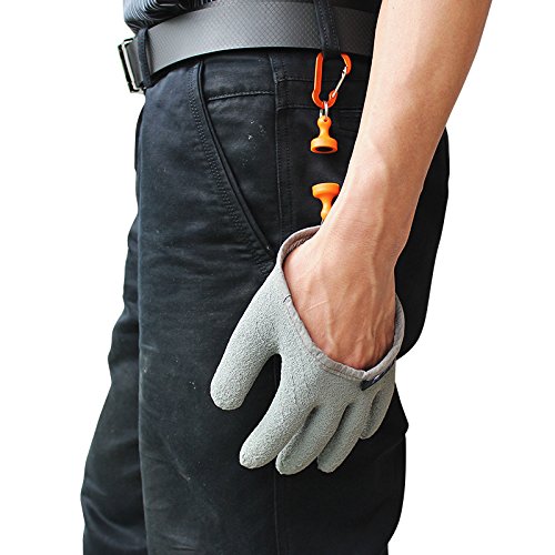 Inf-way Fishing Glove with Magnet Release, Fisherman Professional