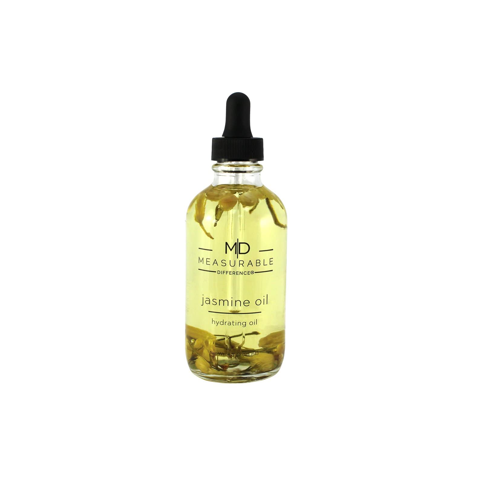 Measurable Difference Jasmine Hydrating Oil for Face & Body, 4 oz - Daily  Use to Soothe, Hydrate & Nourish Skin