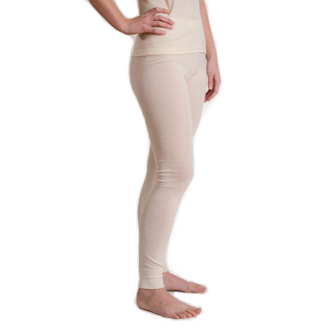 Hocosa Womens Long-Underwear Pants in 70-30 Organic Merino Wool