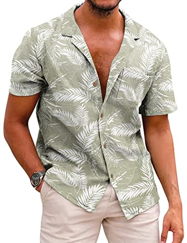 Men Beach Shirt Men Hawaiian Shirt Men Tropical Print -  India
