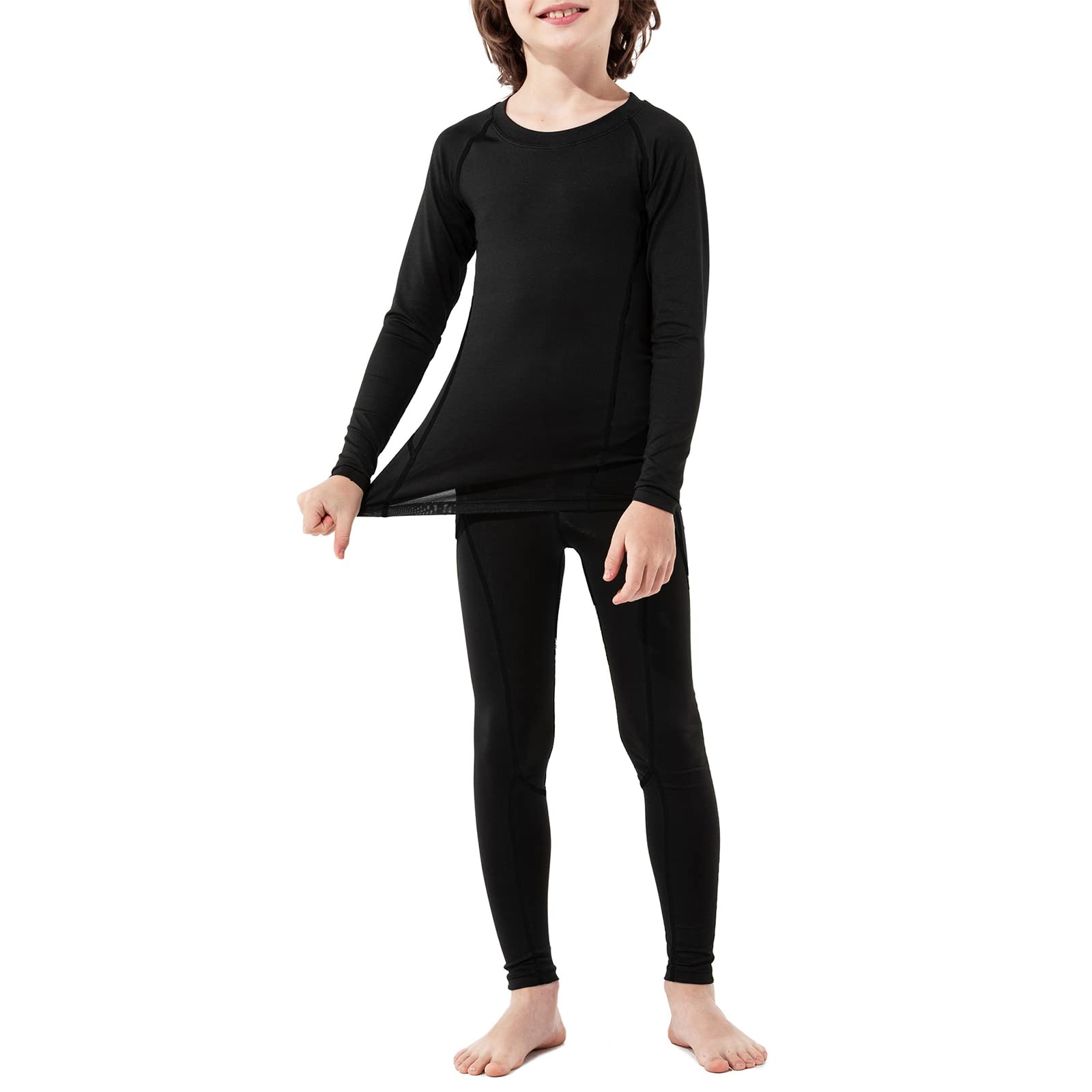 American Trends Youth Boys Long Sleeve Compression Shirts and