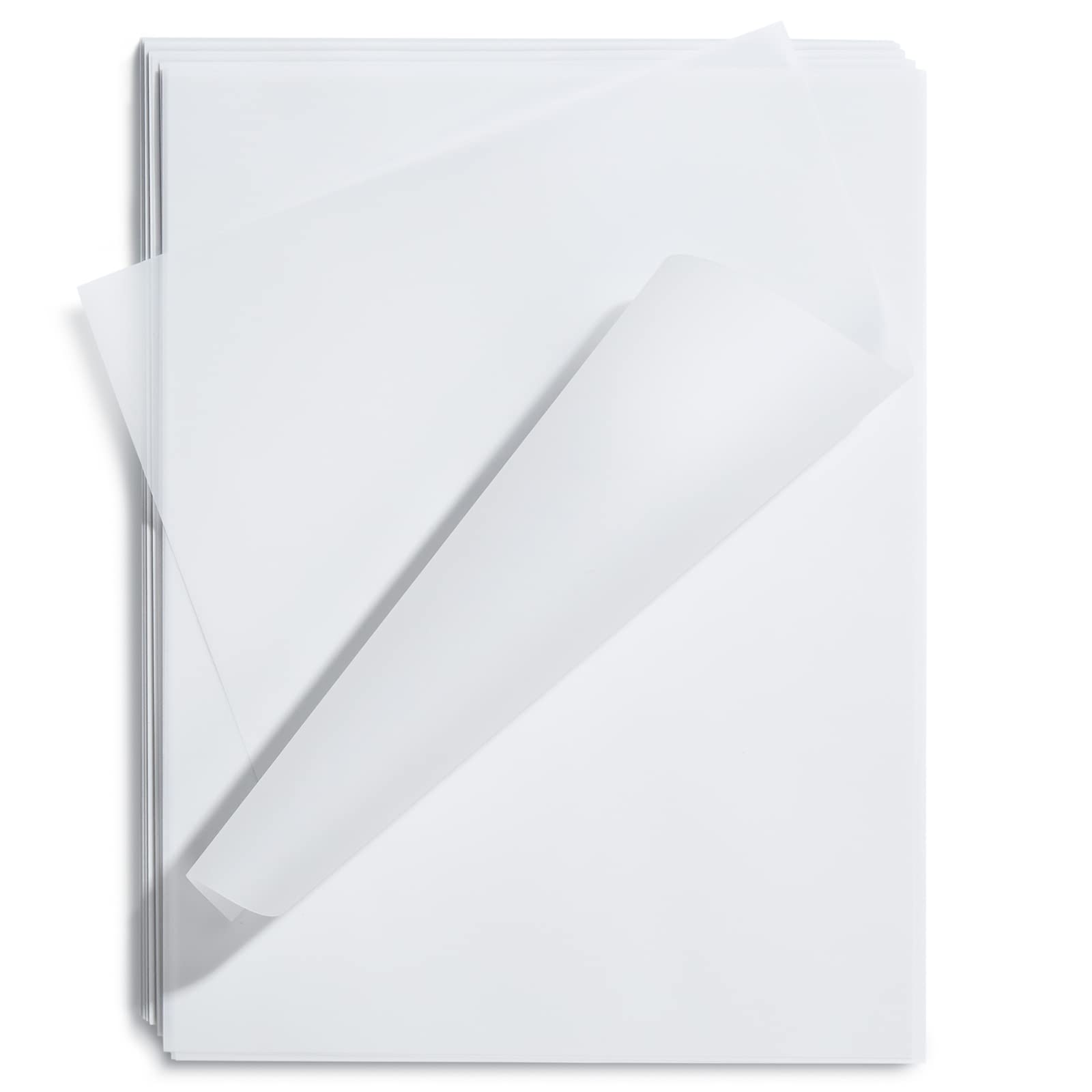 JAM Paper® Translucent Vellum Cardstock, 8.5 x 11, 36lb Clear, 50/pack  (1566)