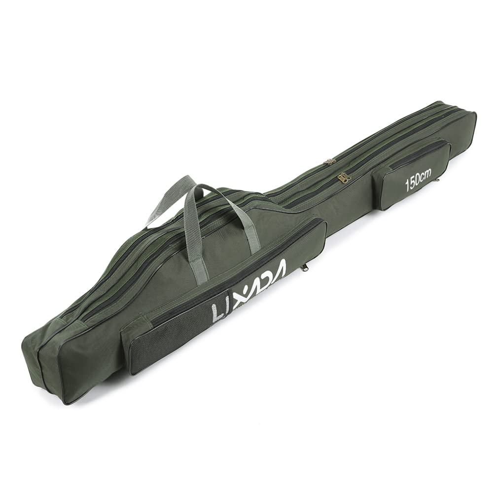 NEW Lixada Fishing Rod Case Portable Folding Fishing Rod Case