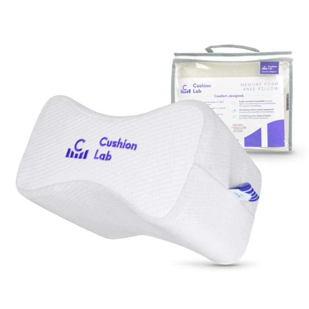 CHECA GOODS Knee Pillow for Back Pain Provides Relief and Support
