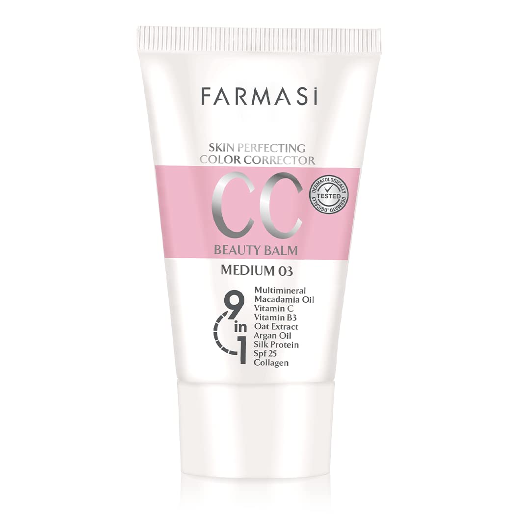 FARMASi CC Color Control Cream, Natural and Flawless Finish